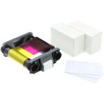 Badgy full kit - couleur (cyan, magenta, jaune, noir, transparent) - kit de cassettes à ruban d'impression ... Badgy full kit - couleur (cyan, magenta, jaune, noir, transparent) - kit de cassettes à ruban d'impression ...