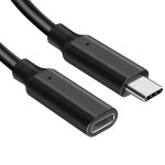 Baertmy - cble d'extension usb c 1m, cble rallonge usb c, cble adaptateur usb c femelle a mle, grande ...