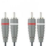 Bandridge blue - c�ble audio - rca m�le pour rca m�le - 10 m - blind�