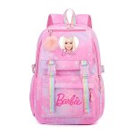 Barbie - sac  dos d'cole en nylon pour filles et garons, sac  dos pour tudiants, capacit dcontracte, ...