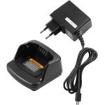 Base station de chargeur compatible avec motorola radio xt420 xt460 rmv2080 rmu2020 rmu2040 rmu2043 rmu2080d ...