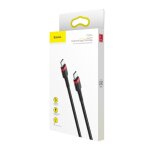 Baseus catklf - g91 c�ble usb 1 m usb c noir