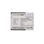 Batterie 1100mah pour huawei u8150, ideos, c8500, v845, ideos x3, c8500s, u8510, u8180, gaga, ideos x1, ...