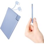 Batterie externe fine avec cble intgr 2500 mah, [version usb c] la batterie la plus lgre et le chargeur ...