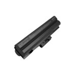 Batterie li - ion 6600mah pour pc portable compatible sony vgp - bpl21 11. 1v noir