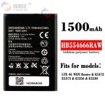 Batterie de remplacement, applicable a la batterie externe hb554666raw du routeur wifi lte 4g du tlphone ...