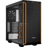 Boitier pc moyen tour atx be quiet! pure base 600 avec panneau vitré - noir / orange Boitier pc moyen tour atx be quiet! pure base 600 avec panneau vitré - noir / orange