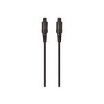 Belkin - cble audio numrique (optique) - toslink mle pour toslink mle - 5 m - fibre optique - noir ...