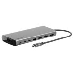 Belkin connect 8 - in - 1 dual display core hub - station d'accueil - usb - c - 2 x hdmi - 1gbe