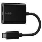 Belkin connect audio + charge - casque / adaptateur de charge usb - c vers usb - c - usb - c m�le pour ...
