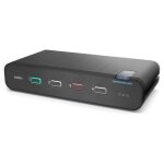 Belkin universal secure dual - head - 2�me g�n�ration - commutateur �cran - clavier - souris / audio ...