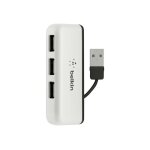 Belkin voyage - concentrateur (hub) - 4 x usb 2. 0 - de bureau
