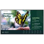 Benq st5504 ecran plat de signalisation num�rique 55  lcd 350 cd / m 4k ultra hd noir int�gr� dans le ...