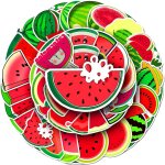 Bgiiik - lot de 50 autocollants en vinyle motif pastèque pour enfants, garçons, adolescents et filles, ... Bgiiik - lot de 50 autocollants en vinyle motif pastèque pour enfants, garçons, adolescents et filles, ...