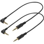 Bhhbb - 2 pcs câble audio jack trs 3, 5 mm 30 cm (1 / 8 ), prise mâle droite vers prise mâle coudée à ... Bhhbb - 2 pcs câble audio jack trs 3, 5 mm 30 cm (1 / 8 ), prise mâle droite vers prise mâle coudée à ...