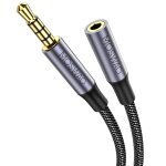 Bhhbb - rallonge jack audio 3. 5 mm 4 pôles pour casque micro, nylon tressé jack mâle vers femelle câble ... Bhhbb - rallonge jack audio 3. 5 mm 4 pôles pour casque micro, nylon tressé jack mâle vers femelle câble ...