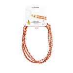 Bigben connected bbandchainr - bandoulire chaine gold + rouge
