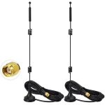 Bin antenne wifi 9dbi mimo rp - sma bi - bande 2. 4ghz 5. 8ghz longue porte filaire omnidirectionnelle ...