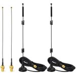 Bin antenne wifi omnidirectionnelle 9dbi mimo rp - sma bi - bande 2. 4ghz 5. 8ghz, cble 15cm de prise ...