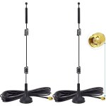 Bin antenne wifi sma mâle base magnétique double bande wifi 2, 4 ghz 5 ghz 5, 8 ghz 9dbi (paquet de 2) ... Bin antenne wifi sma mâle base magnétique double bande wifi 2, 4 ghz 5 ghz 5, 8 ghz 9dbi (paquet de 2) ...