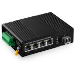 Binardat switch ethernet industriel gigabit poe din rail 5 ports, 4 poe ieee802. 3af / at, 1 port sfp ... Binardat switch ethernet industriel gigabit poe din rail 5 ports, 4 poe ieee802. 3af / at, 1 port sfp ...