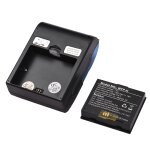 Bisofice mini - imprimante thermique portable 2 pouces sans fil usb pour tickets de caisse avec rouleau ...