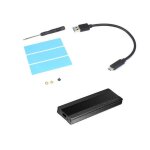 Black c to a nvme ssd botier pci - e m. 2 usb 3. 1 type - c adaptateur usb c 10gbps rtl9210 m2 touche ...