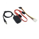 Black sata / pata / ide lecteur vers usb 2. 0 adaptateur cble de convertisseur pour disque dur hdd 2. ...