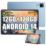 Blackview tab 60 pro tablette tactile 10. 1  hd + ips android 14, 12go + 128go / sd 1 to, 5100mah(10w) ...