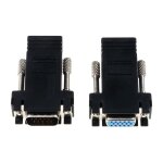 Blanc - rallonge rj45 vers mini vga, cordon mâle femelle vers lan cat5 cat5e, adaptateur ethernet pour ... Blanc - rallonge rj45 vers mini vga, cordon mâle femelle vers lan cat5 cat5e, adaptateur ethernet pour ...