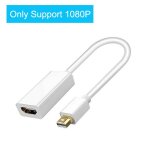 Blanc soutien 1080p - mini displayport vers hdmi cble compatible 1080p tv projecteur dp 1. 4 display ...