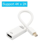 Blanc soutien 4k - mini displayport vers hdmi câble compatible tv projecteur dp 1. 4 display port convertisseu ... Blanc soutien 4k - mini displayport vers hdmi câble compatible tv projecteur dp 1. 4 display port convertisseu ...
