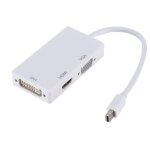 Blanche - adaptateur mini dp displayport vers hdmi, 3 en 1, vga, dvi, câble convertisseur pour macbook ... Blanche - adaptateur mini dp displayport vers hdmi, 3 en 1, vga, dvi, câble convertisseur pour macbook ...