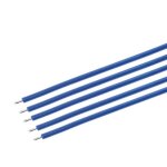 Bleu 10 pièces étamé platine de prototypage pcb câble de soudure 24awg 10cm mouche cavalier fil câble ... Bleu 10 pièces étamé platine de prototypage pcb câble de soudure 24awg 10cm mouche cavalier fil câble ...