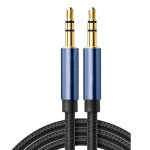 Bleu 1m cble audio 3. 5, 3. 5mm, cble aux pour haut - parleur, pour iphone 6, samsung galaxy s8, casque ...