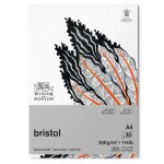 Bloc papier bristol - extra lisse - a4 - 250g - 20 feuilles - winsor et newton