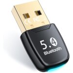 Bluetooth 5. 4 dongle, bluetooth key for pc / laptop / keyboard / mouse / tablet / headphone / phone, ...