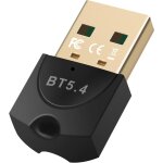 Bluetooth 5. 4 adapter, usb bluetooth dongle for pc, bluetooth stick for mouse, keyboard, headset, mobile ...