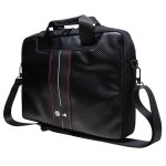 Bmw sacoche pour ordinateur portable 16 pouces carbone rayures rouges noir