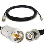 Bnc m�le vers pl259 uhf 8m c�ble coaxial rg58 50 ohm - rallonge bnc pl extension faible perte cable pour ...