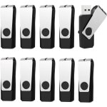 Bnhgo - lot de 10 cls usb 4 go 2. 0, clef usb 4go pivotante disque u mmoire de stockage externe flash ...
