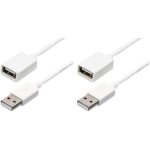 Bnhgo - . com cble rallonge usb 1m - cable usb 2. 0 a - a mle / femelle - blanc (usbextpaa1mw) (lot ...