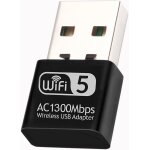 Bnhgo - cl wifi puissante ac1300 mbps, mini adaptateur usb wifi pour pc, dongle wifi, double bande 2. ...