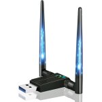 Bnhgo - linkavenir cl wifi puissante ac1300 mbps, carte wifi usb, dongle wifi, usb 3. 0 double bande, ...