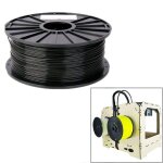Bobine de fil pla 1. 75 mm noir consommable imprimante 3d 1kg filament impression - yonis