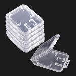 Boite carte sd, 24 pcs etui pour carte mmoire en plastique pour micro sd tf sim cf, transparent porte ...