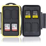 Bo�te rangement de cartes m�moire / bo�tier de protection / stockage pour 8 sd cartes / etui de transport ...
