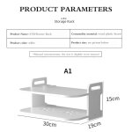 Bo�tes de routeur wifi sans fil en m�tal, montage mural, d�codeur tv, support de lecteur dvd, support ...