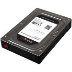 Botier adaptateur en aluminium pour dd / ssd sata 2, 5  vers 3, 5  jusqu' 12, 5 mm (25sat35hdd)