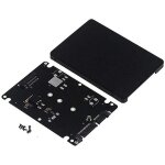 Bo�tier adaptateur m. 2 ngff vers sata 2. 5 pouces, ssd / msata vers sata, cl� b pour adaptateur pc, ...